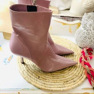 Zara lavender booties